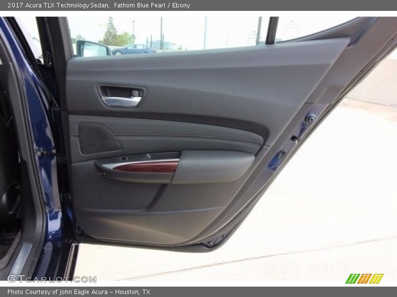 Fathom Blue Pearl / Ebony 2017 Acura TLX Technology Sedan