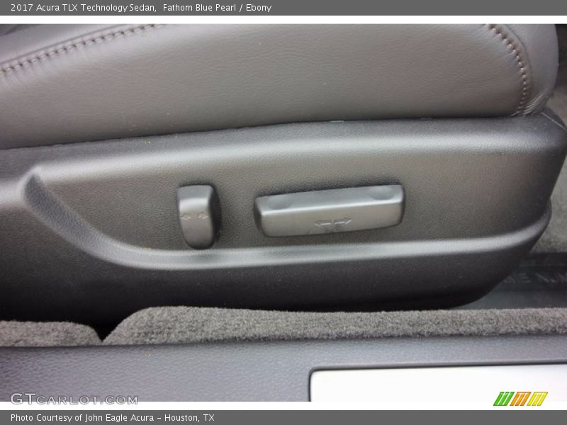 Fathom Blue Pearl / Ebony 2017 Acura TLX Technology Sedan