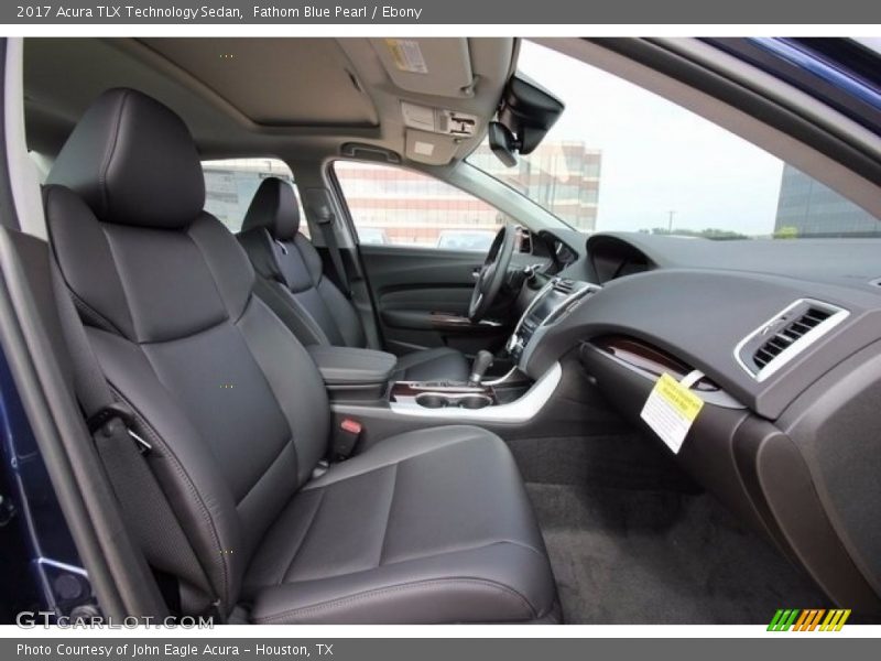 Fathom Blue Pearl / Ebony 2017 Acura TLX Technology Sedan