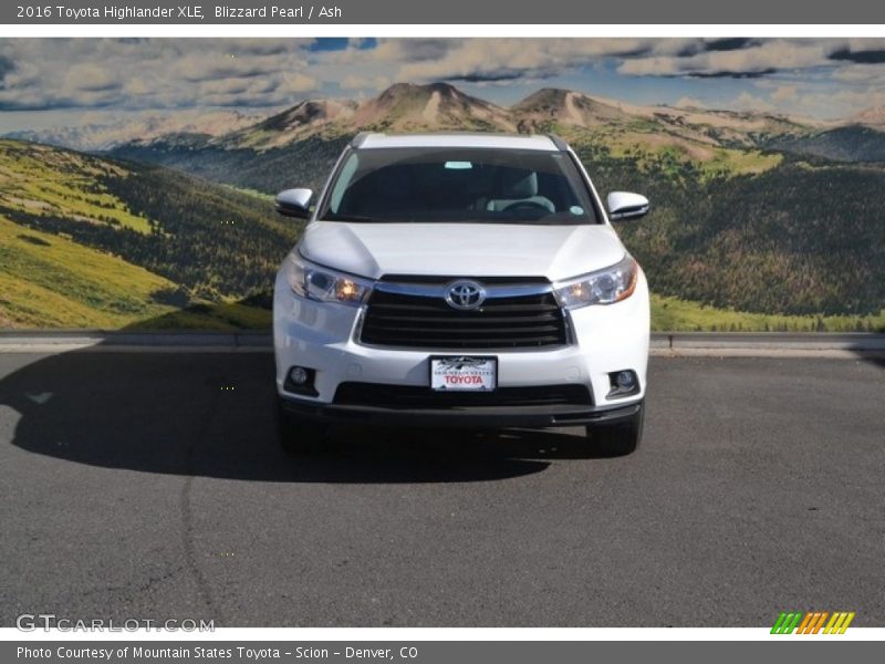 Blizzard Pearl / Ash 2016 Toyota Highlander XLE