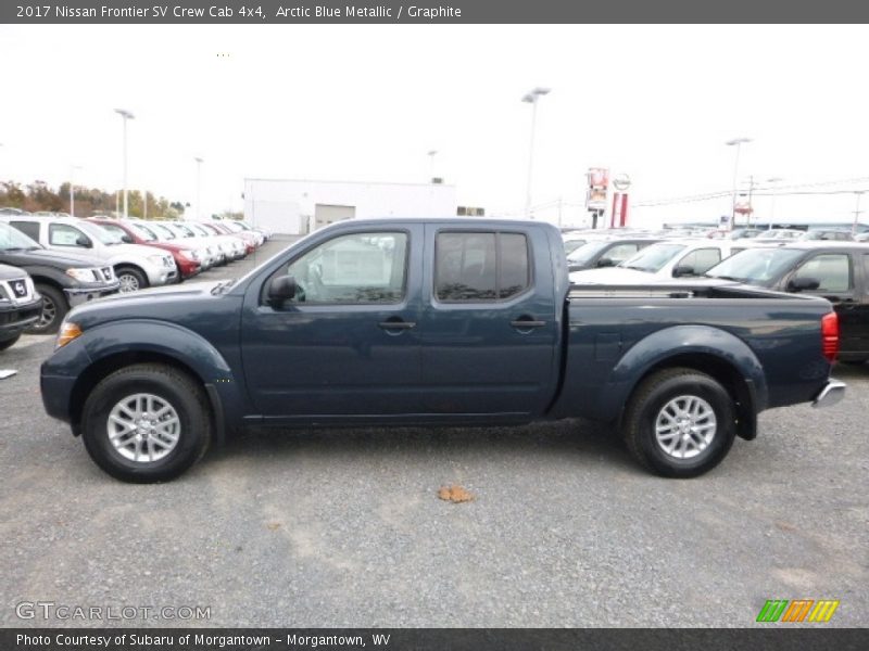 Arctic Blue Metallic / Graphite 2017 Nissan Frontier SV Crew Cab 4x4