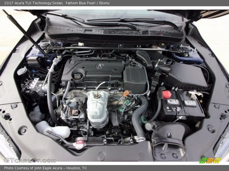 Fathom Blue Pearl / Ebony 2017 Acura TLX Technology Sedan