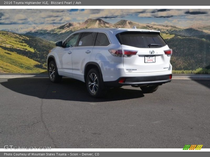Blizzard Pearl / Ash 2016 Toyota Highlander XLE