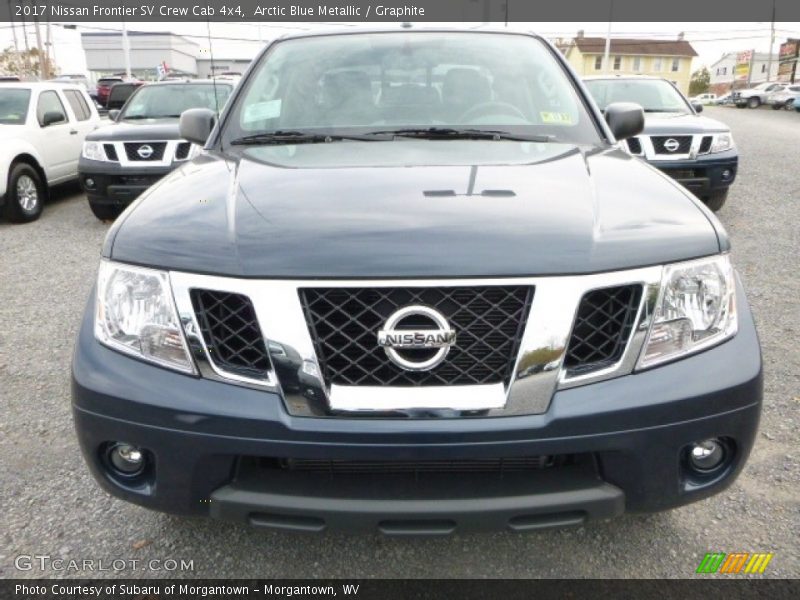 Arctic Blue Metallic / Graphite 2017 Nissan Frontier SV Crew Cab 4x4