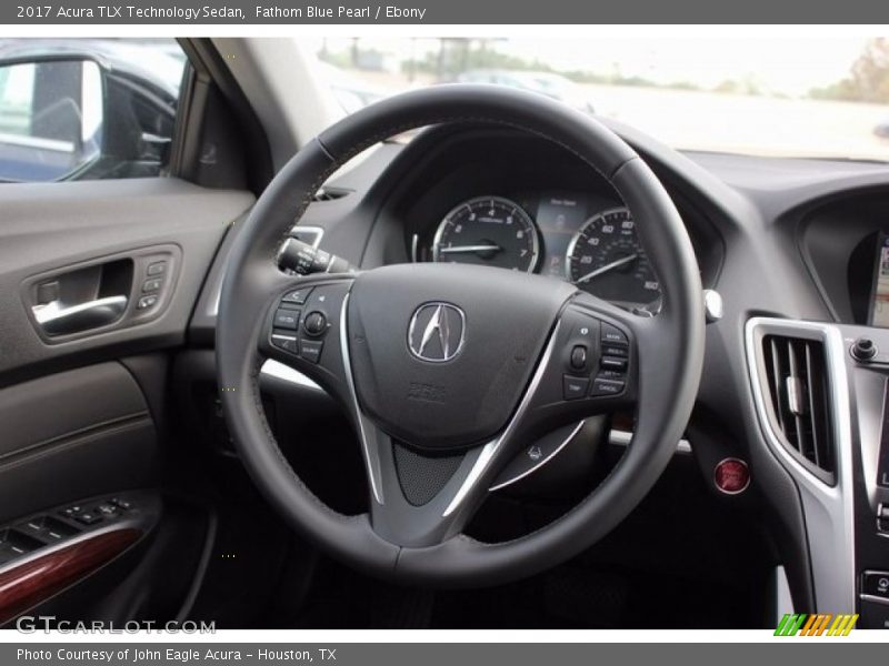 Fathom Blue Pearl / Ebony 2017 Acura TLX Technology Sedan