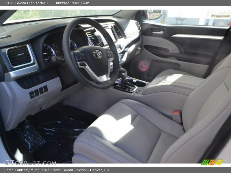 Blizzard Pearl / Ash 2016 Toyota Highlander XLE