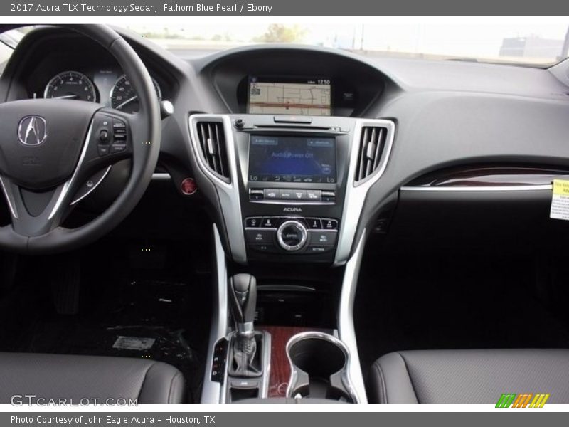 Fathom Blue Pearl / Ebony 2017 Acura TLX Technology Sedan