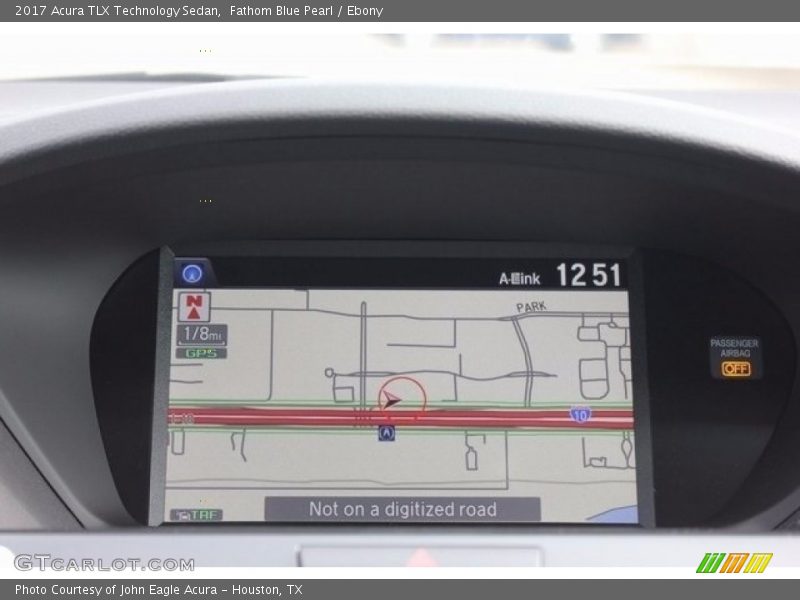 Fathom Blue Pearl / Ebony 2017 Acura TLX Technology Sedan