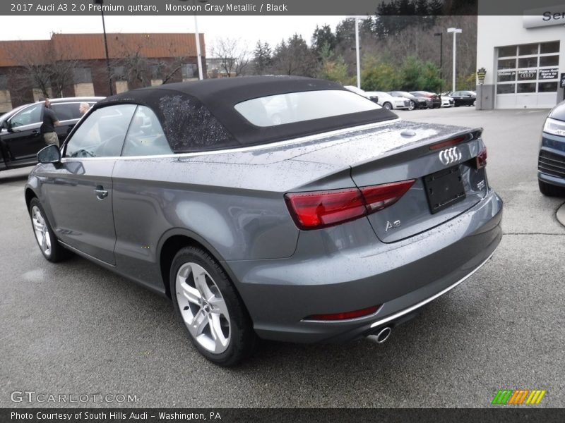 Monsoon Gray Metallic / Black 2017 Audi A3 2.0 Premium quttaro