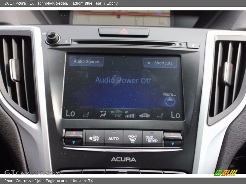 Fathom Blue Pearl / Ebony 2017 Acura TLX Technology Sedan