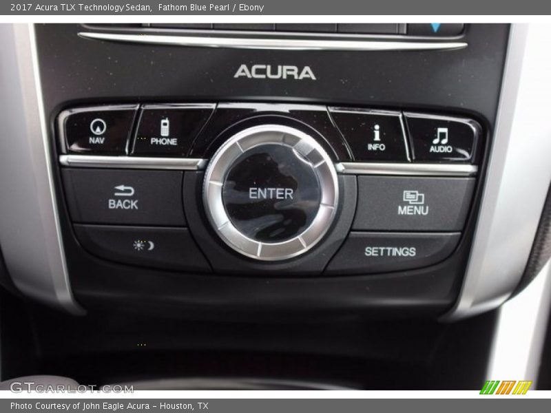Fathom Blue Pearl / Ebony 2017 Acura TLX Technology Sedan