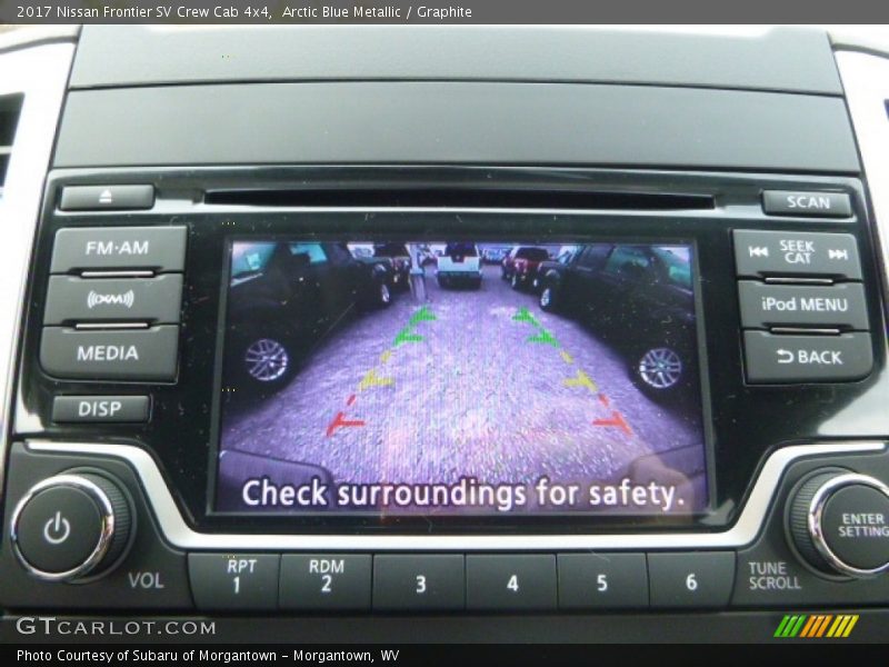 Arctic Blue Metallic / Graphite 2017 Nissan Frontier SV Crew Cab 4x4