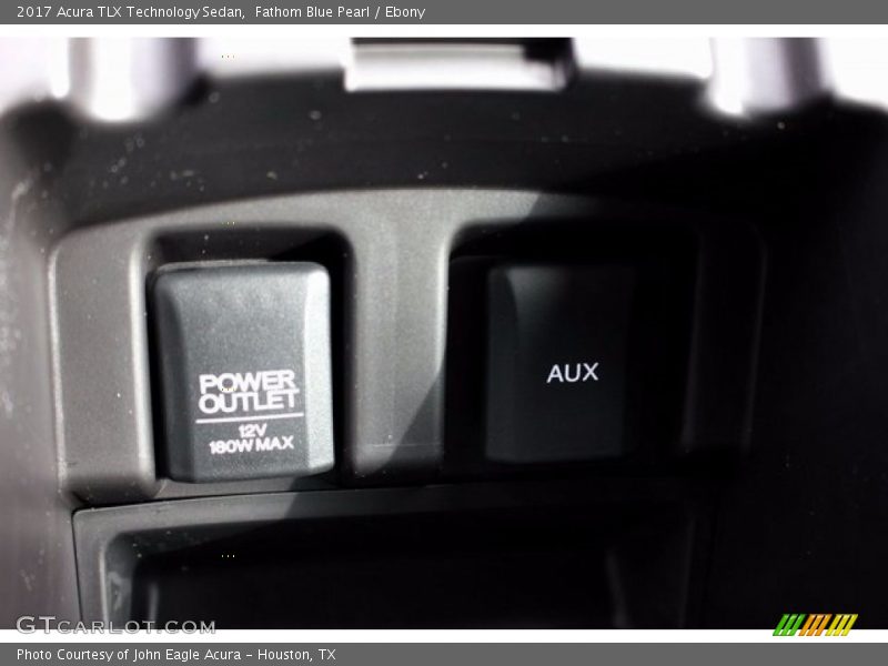 Fathom Blue Pearl / Ebony 2017 Acura TLX Technology Sedan