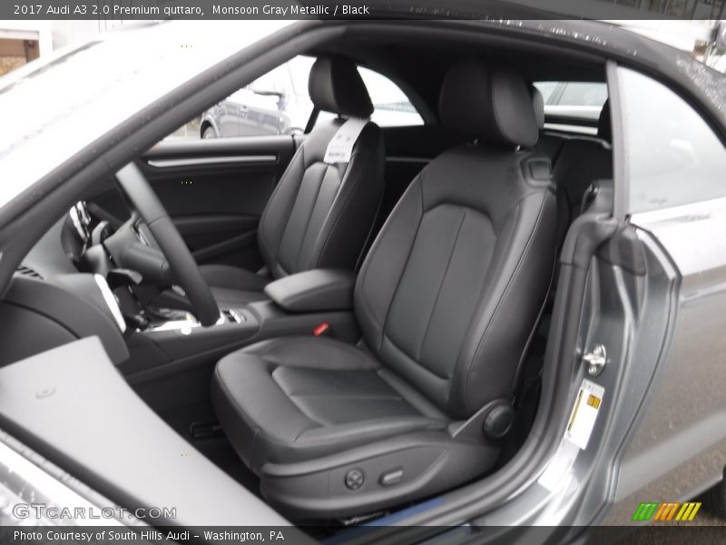 Monsoon Gray Metallic / Black 2017 Audi A3 2.0 Premium quttaro