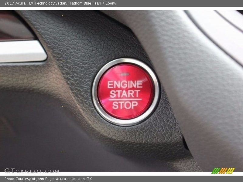 Fathom Blue Pearl / Ebony 2017 Acura TLX Technology Sedan