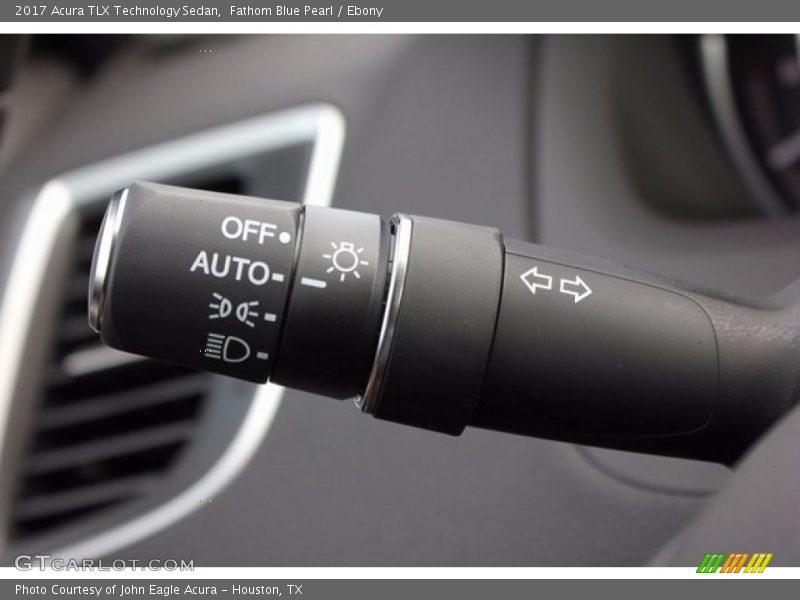 Fathom Blue Pearl / Ebony 2017 Acura TLX Technology Sedan