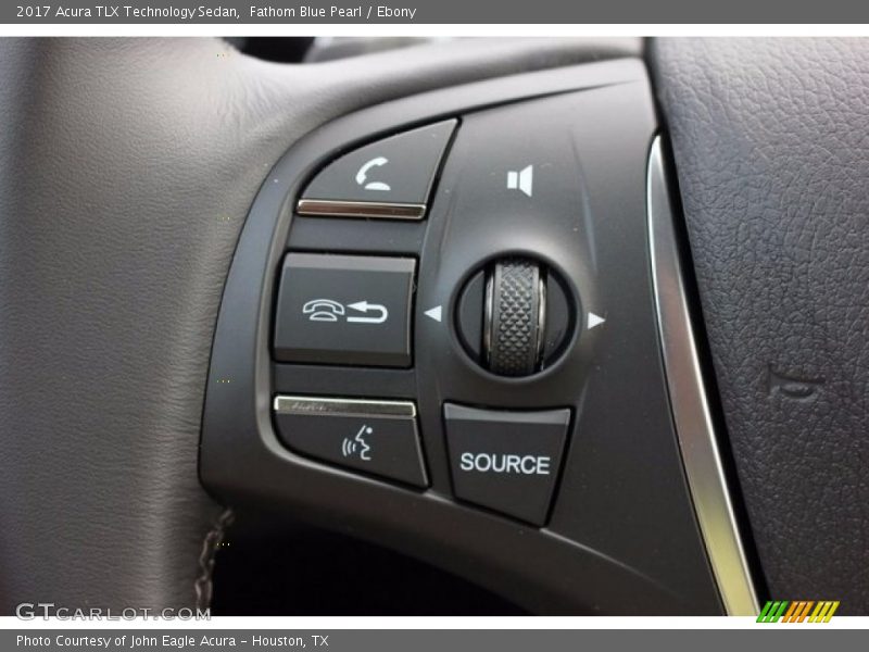 Fathom Blue Pearl / Ebony 2017 Acura TLX Technology Sedan