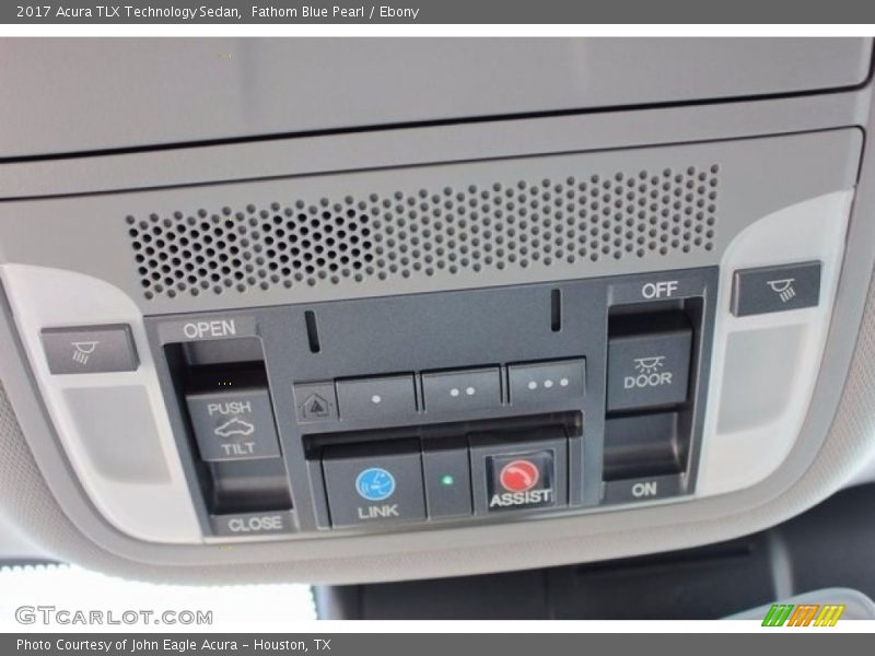 Fathom Blue Pearl / Ebony 2017 Acura TLX Technology Sedan