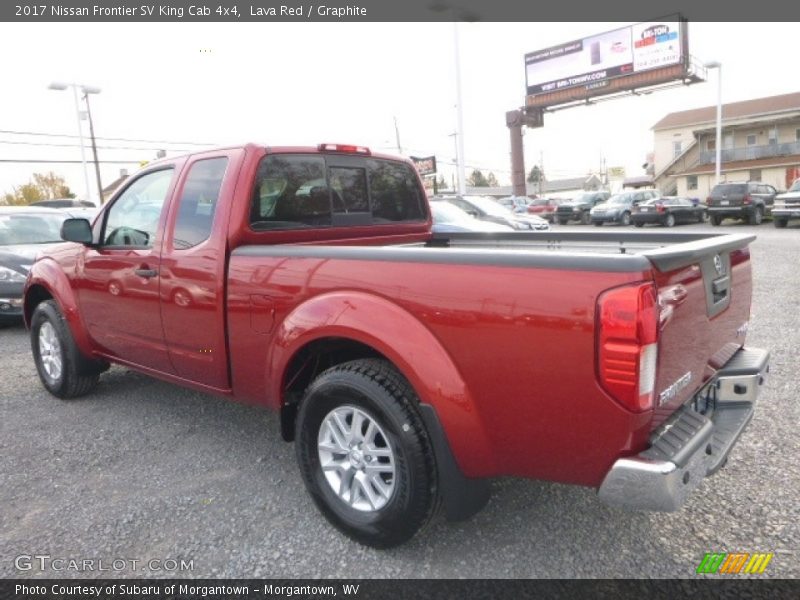 Lava Red / Graphite 2017 Nissan Frontier SV King Cab 4x4