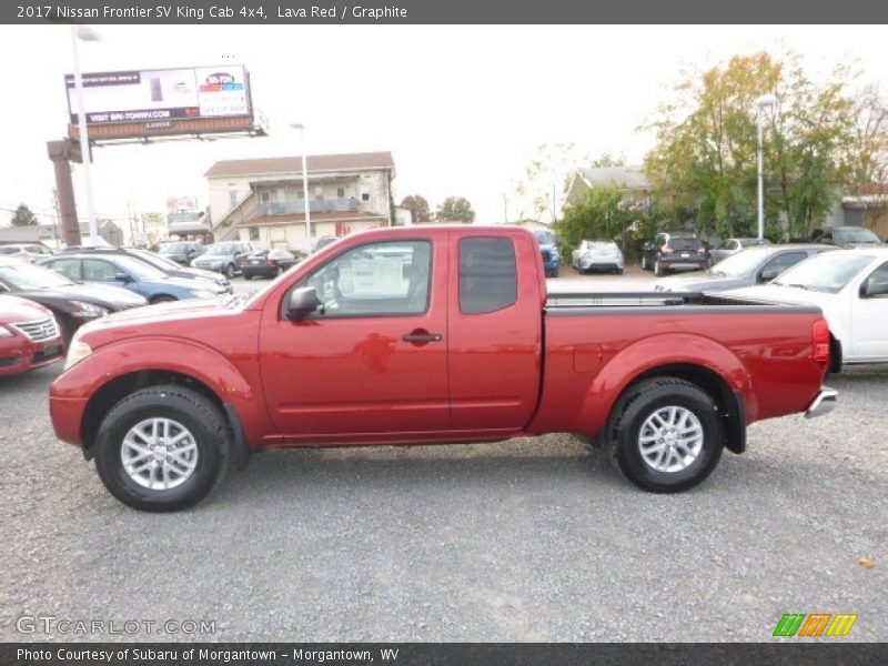 Lava Red / Graphite 2017 Nissan Frontier SV King Cab 4x4