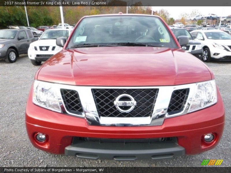  2017 Frontier SV King Cab 4x4 Lava Red