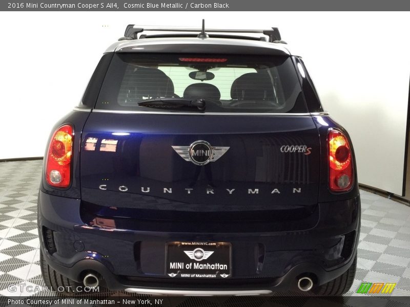 Cosmic Blue Metallic / Carbon Black 2016 Mini Countryman Cooper S All4