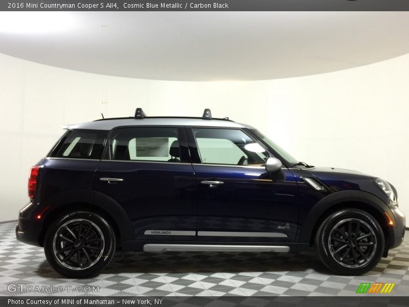 Cosmic Blue Metallic / Carbon Black 2016 Mini Countryman Cooper S All4