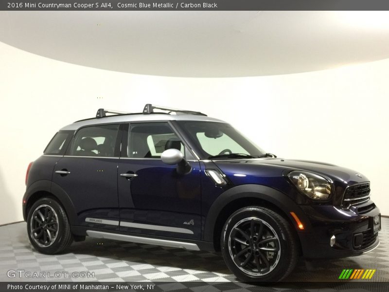 Cosmic Blue Metallic / Carbon Black 2016 Mini Countryman Cooper S All4