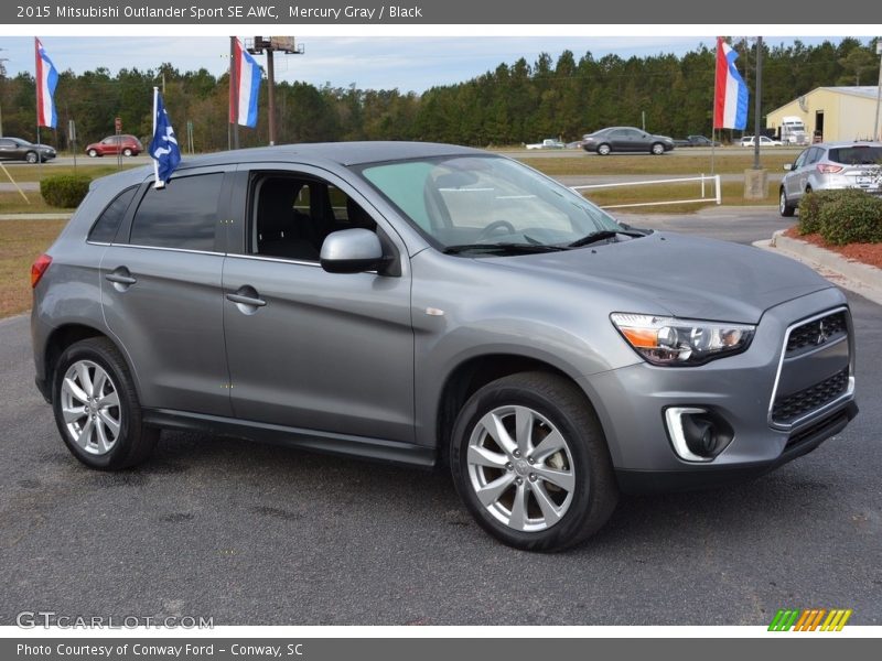 Mercury Gray / Black 2015 Mitsubishi Outlander Sport SE AWC