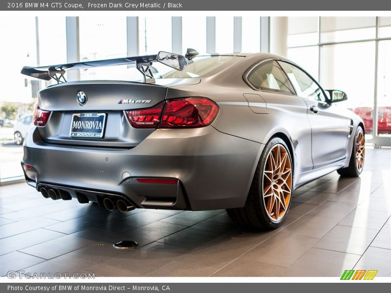 Frozen Dark Grey Metallic / Black 2016 BMW M4 GTS Coupe