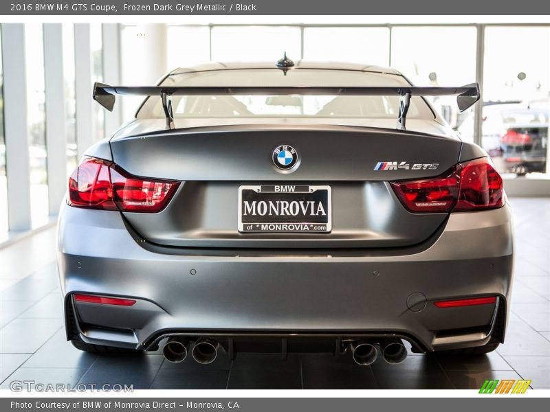 Frozen Dark Grey Metallic / Black 2016 BMW M4 GTS Coupe