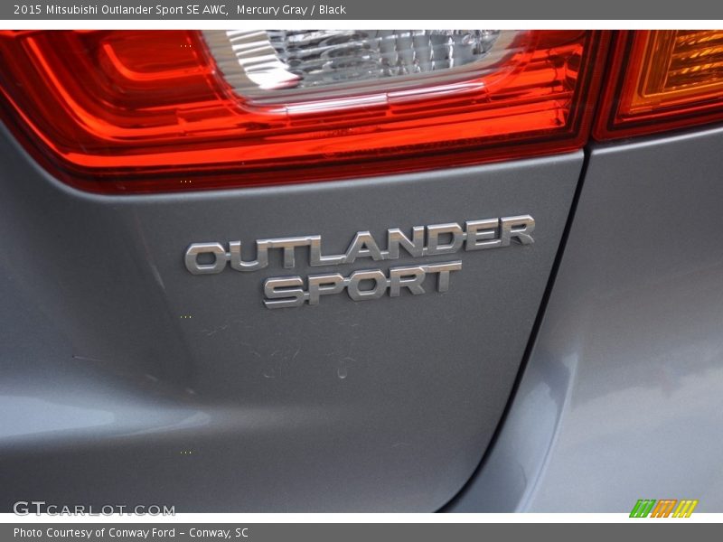 Mercury Gray / Black 2015 Mitsubishi Outlander Sport SE AWC