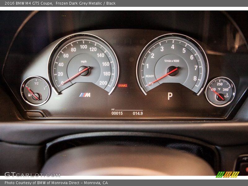  2016 M4 GTS Coupe GTS Coupe Gauges