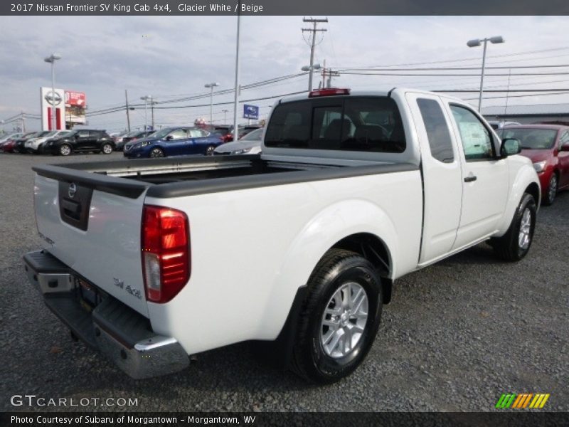 Glacier White / Beige 2017 Nissan Frontier SV King Cab 4x4