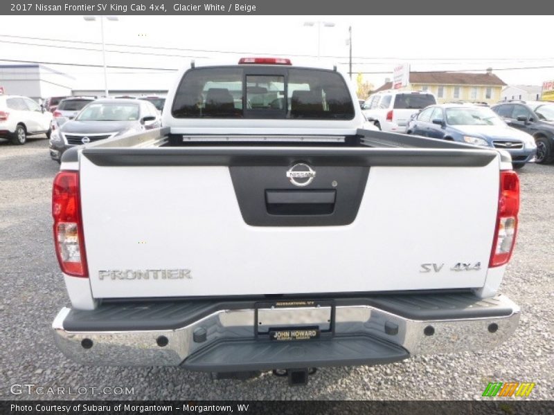 Glacier White / Beige 2017 Nissan Frontier SV King Cab 4x4