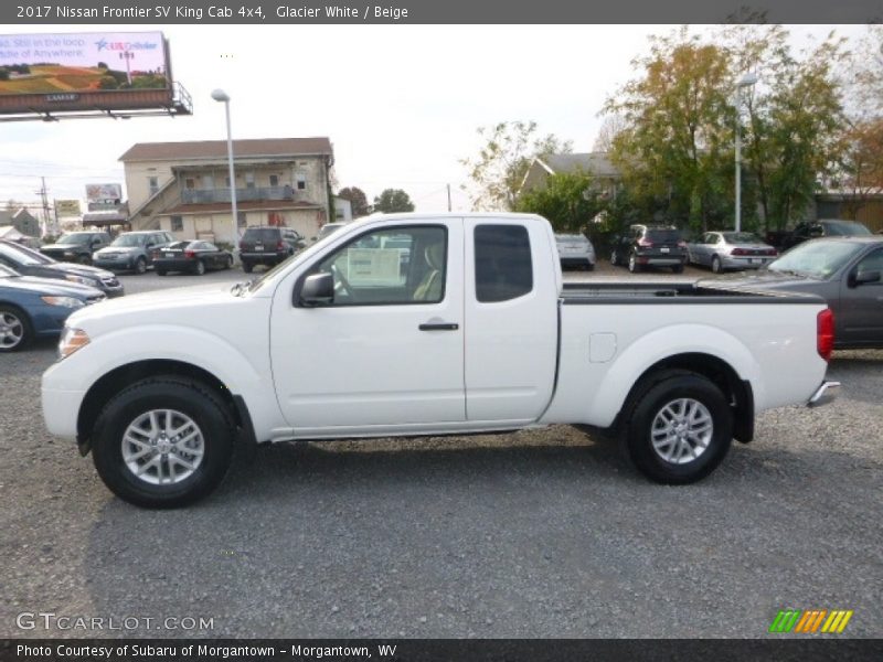 Glacier White / Beige 2017 Nissan Frontier SV King Cab 4x4