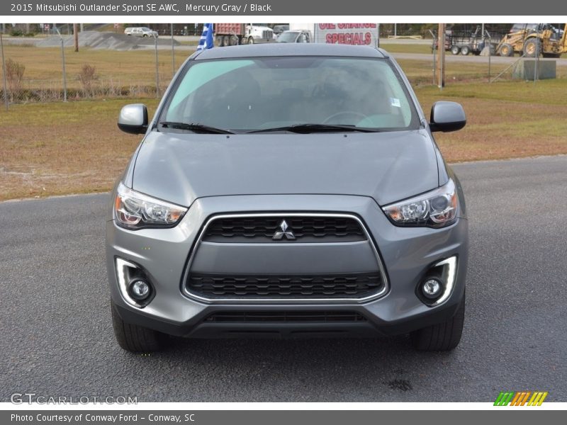 Mercury Gray / Black 2015 Mitsubishi Outlander Sport SE AWC