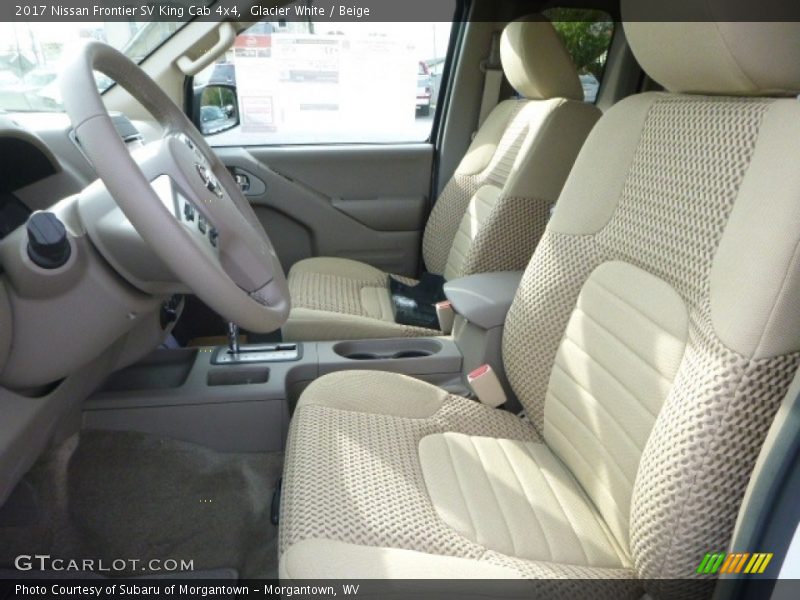  2017 Frontier SV King Cab 4x4 Beige Interior