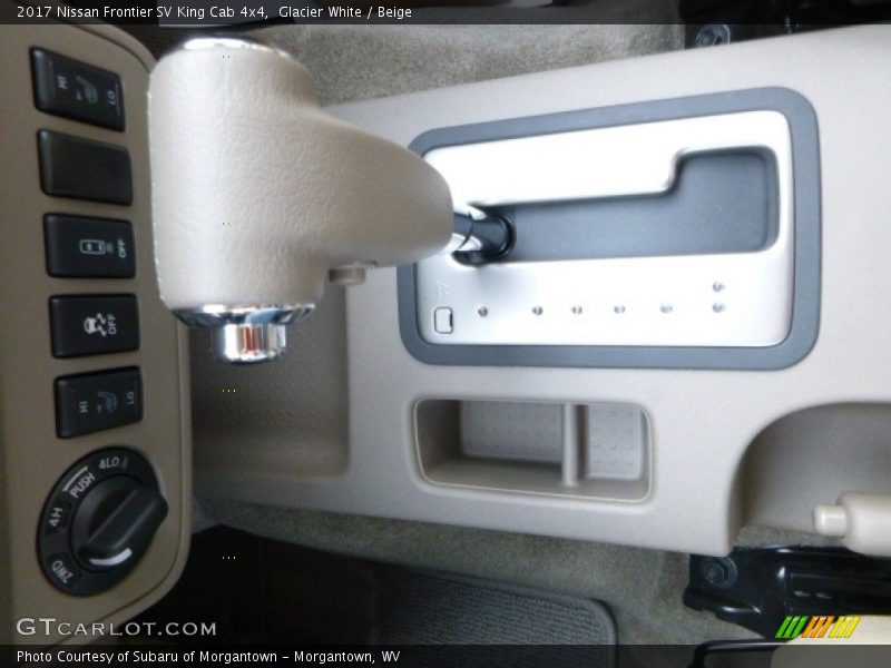  2017 Frontier SV King Cab 4x4 5 Speed Automatic Shifter