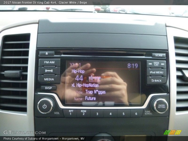 Dashboard of 2017 Frontier SV King Cab 4x4