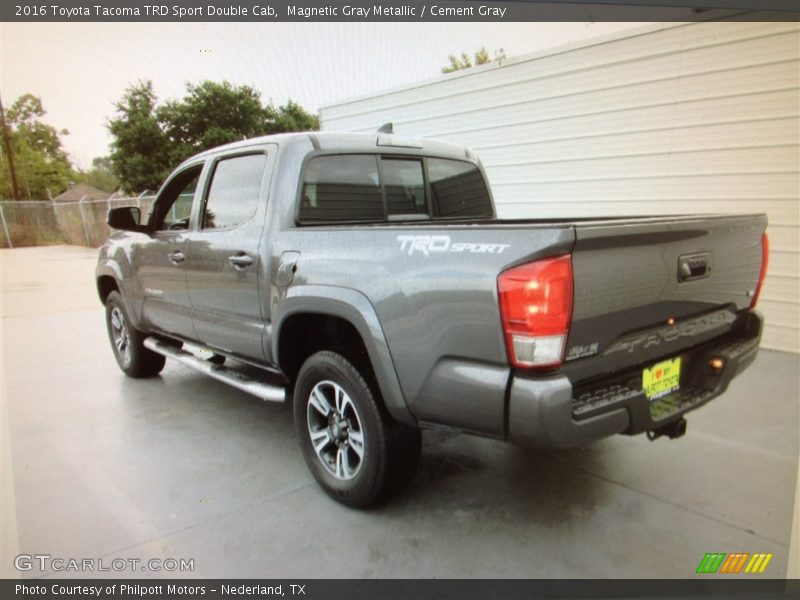 Magnetic Gray Metallic / Cement Gray 2016 Toyota Tacoma TRD Sport Double Cab