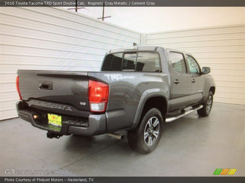 Magnetic Gray Metallic / Cement Gray 2016 Toyota Tacoma TRD Sport Double Cab
