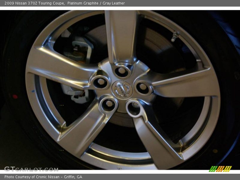 Platinum Graphite / Gray Leather 2009 Nissan 370Z Touring Coupe