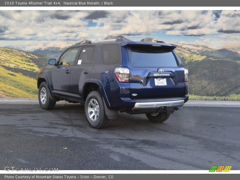 Nautical Blue Metallic / Black 2016 Toyota 4Runner Trail 4x4