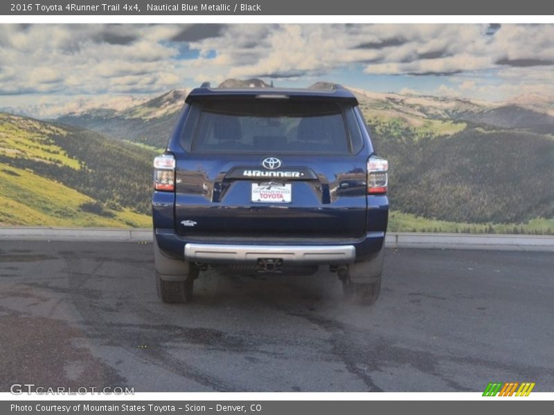 Nautical Blue Metallic / Black 2016 Toyota 4Runner Trail 4x4