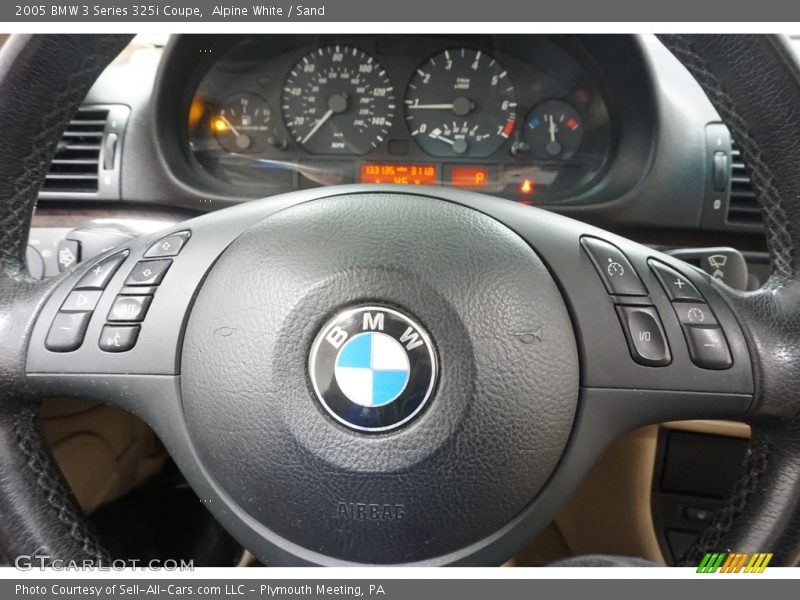 Alpine White / Sand 2005 BMW 3 Series 325i Coupe