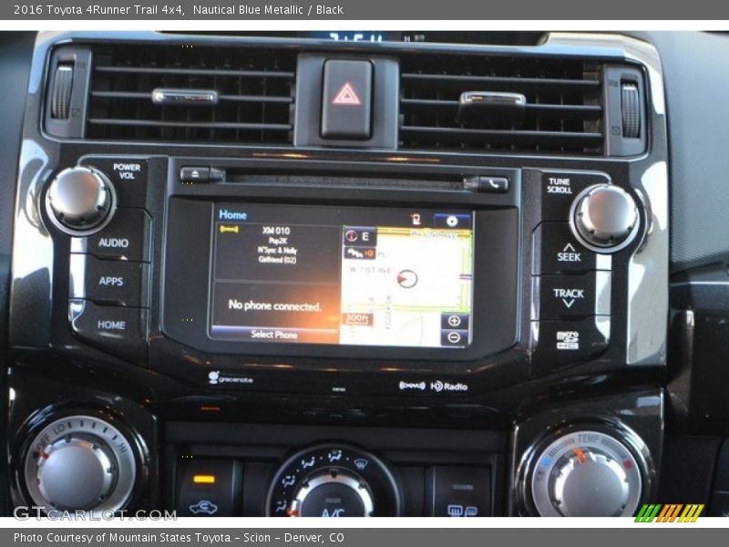 Nautical Blue Metallic / Black 2016 Toyota 4Runner Trail 4x4