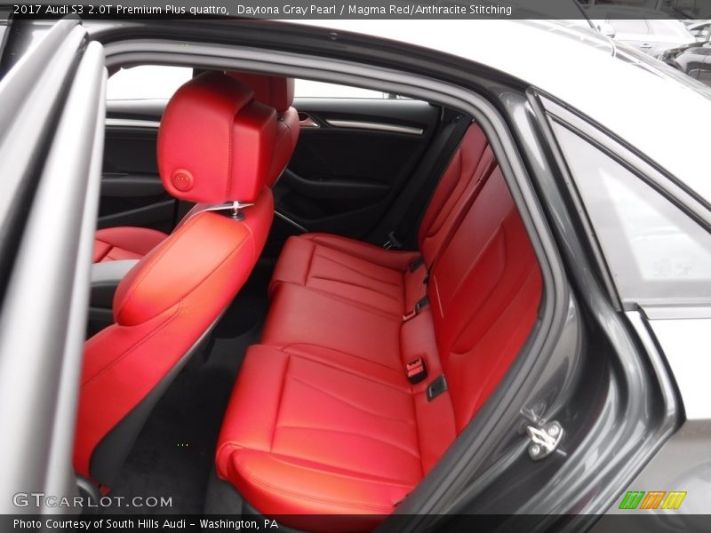 Rear Seat of 2017 S3 2.0T Premium Plus quattro