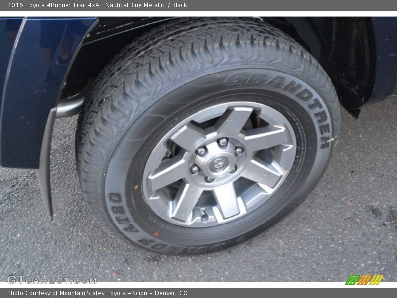 Nautical Blue Metallic / Black 2016 Toyota 4Runner Trail 4x4