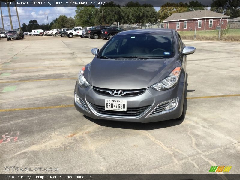 Titanium Gray Metallic / Gray 2012 Hyundai Elantra GLS
